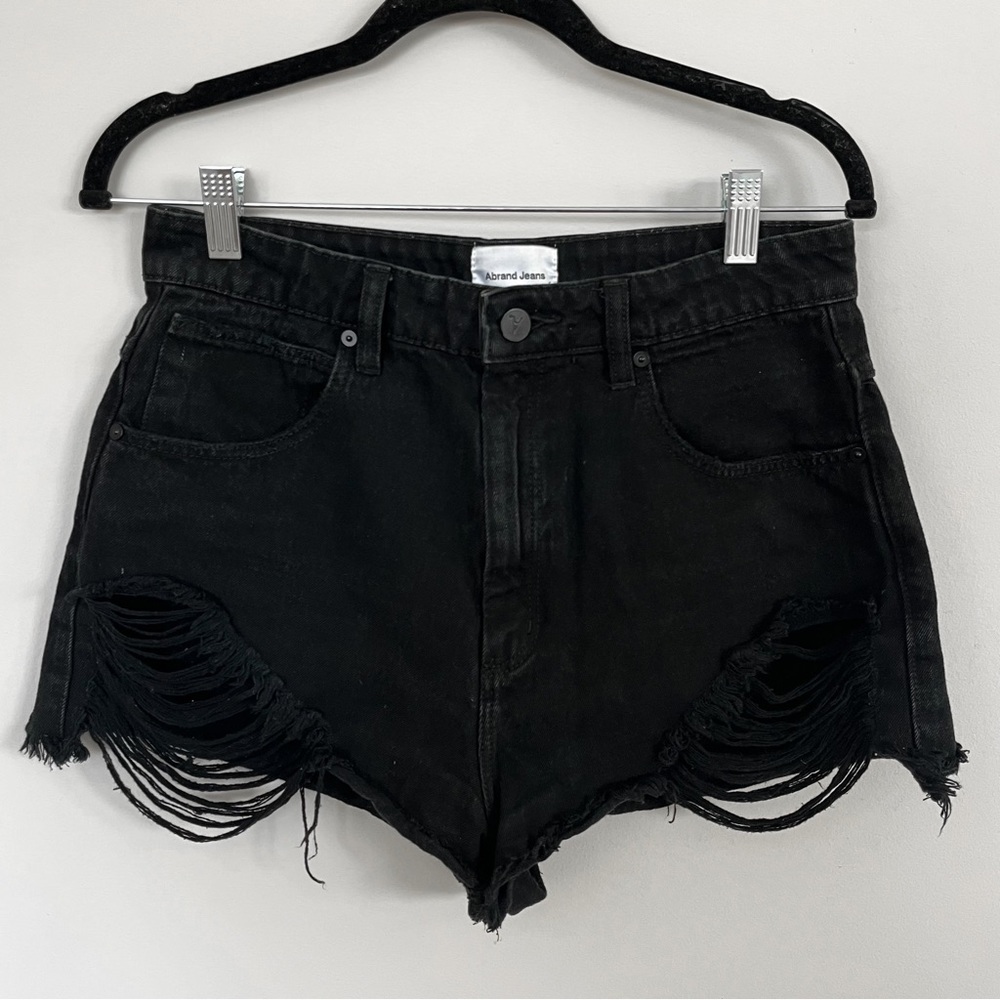 Abrand distressed jeans shorts